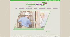 Desktop Screenshot of fenster-ruoff.de