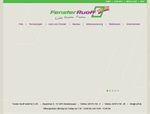 Tablet Screenshot of fenster-ruoff.de